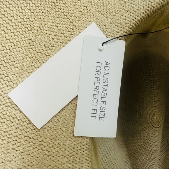 NWT Talbots Wide Brim Rancher Panama Hat Classic Boho Quiet Luxury Resort Vacay - Picture 4 of 7